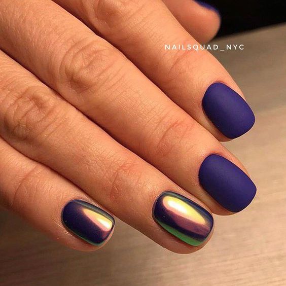 Uñas Acrílicas Cortas Invierno 2023-2024: 15 Ideas De Moda