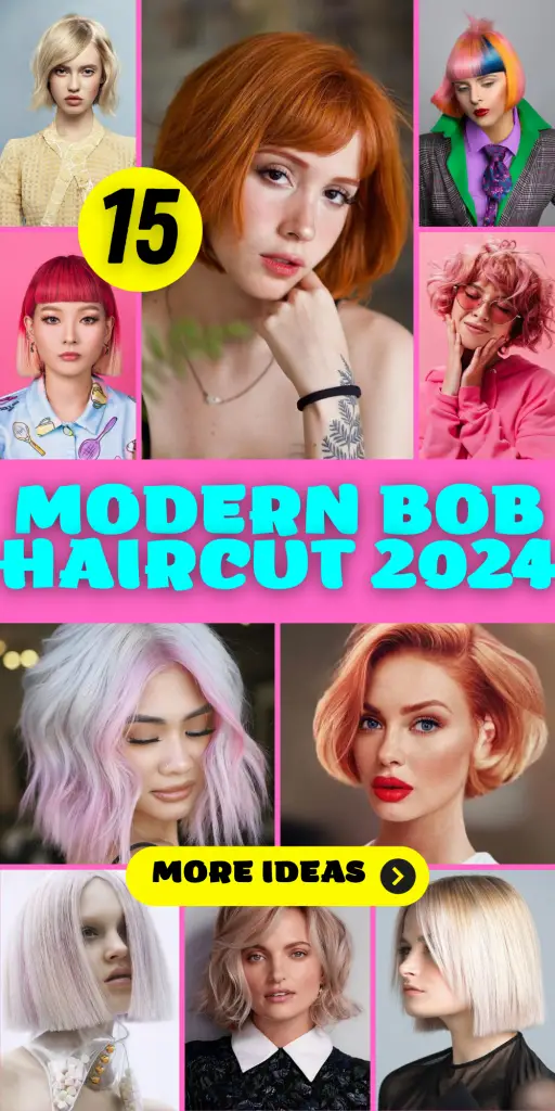 Exploring the Trendsetting Modern Bob Haircut 2024