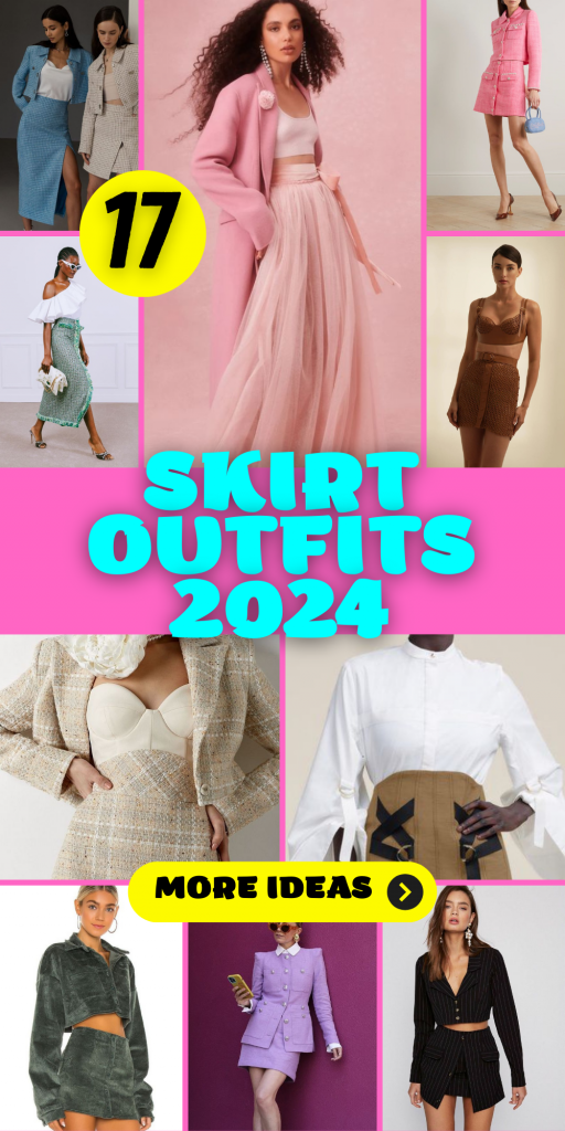 Explore 2024 Skirt Outfits Midi, Maxi, Denim & More Stay Chic in