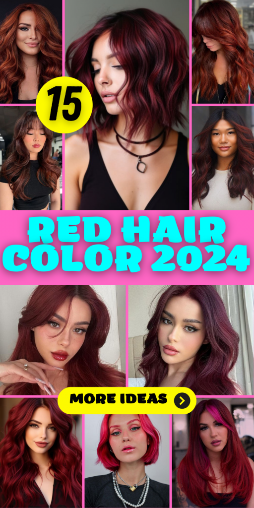 Red Hot Trends: Embracing the Bold and Beautiful Red Hair Colors of 2024
