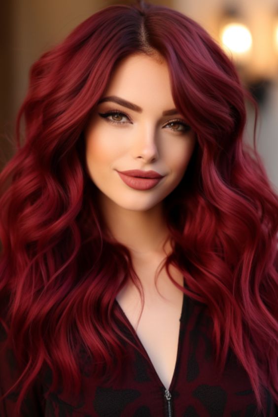 Explore 2024's Trending Red Hair Colors Ruby, Copper & Burgundy Shades