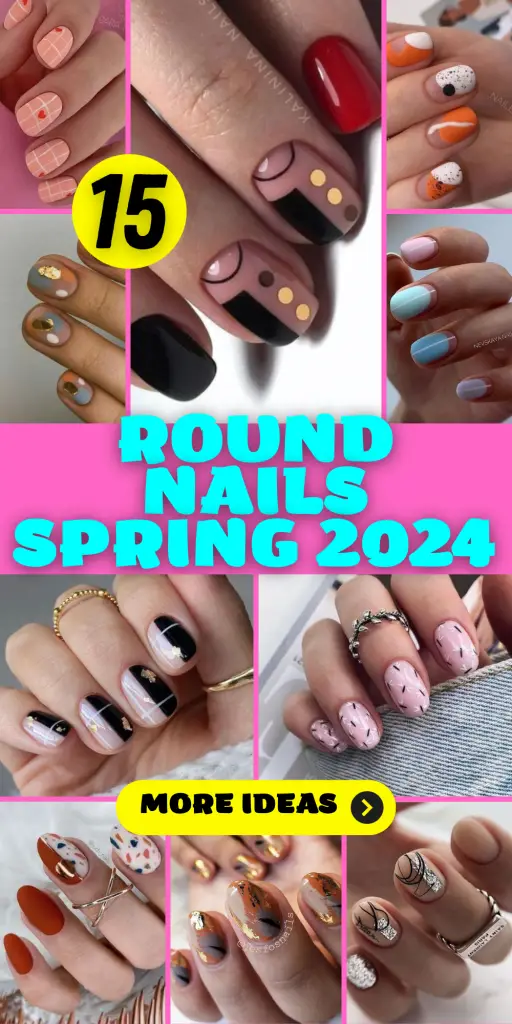 Embracing Elegance: Round Nails Spring 2024