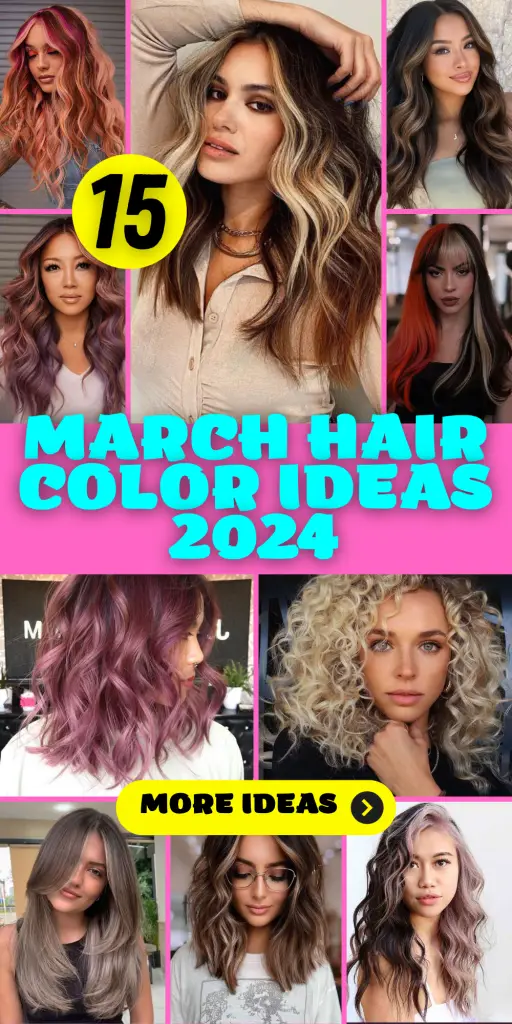 March Hair Color Ideas 2024