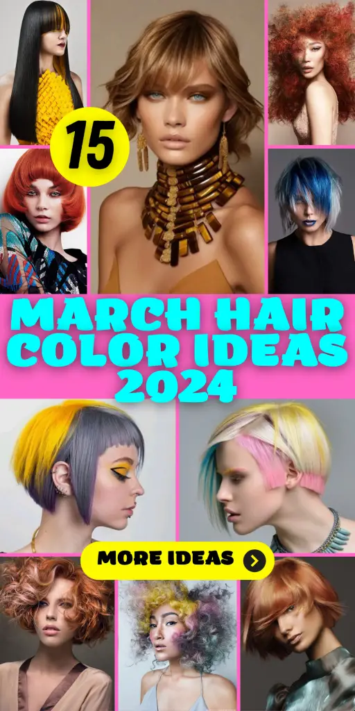 March Mane Magic: Unveiling the Most Dynamic Hair Color Trends for 2024