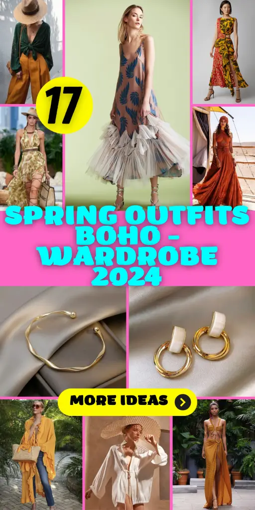 Embrace the Breeze: Spring 2024's Ultimate Boho-Chic Wardrobe Essentials