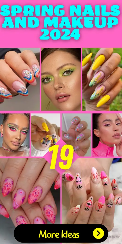 Spring Nails and Makeup 2024: A Trendy Transformation