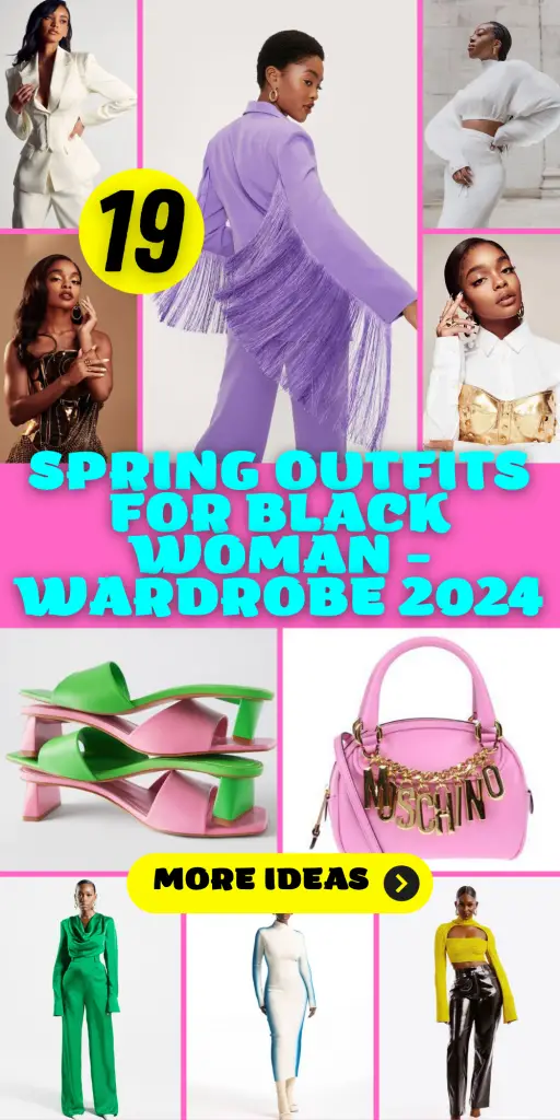 Chic and Confident: Spring Outfits for Black Women in 2024 Wardrobe