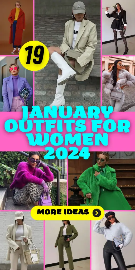 January Outfits for Women 2024: A Blend of Comfort and Style