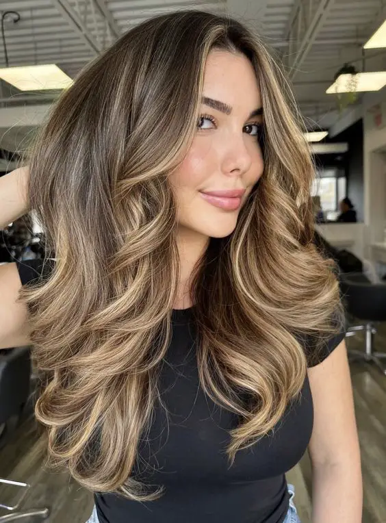 Balayage Bliss: Spring Hair Color for Brunettes in 2024