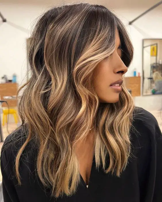 Balayage Bliss: Spring Hair Color for Brunettes in 2024