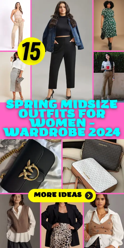 Elevate Your Style with Spring Midsize Outfits for Women - Wardrobe 2024