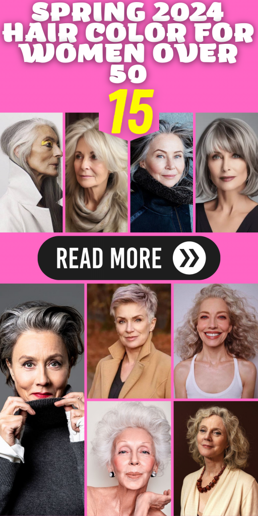 Spring 2024 Hair Color for Women Over 50