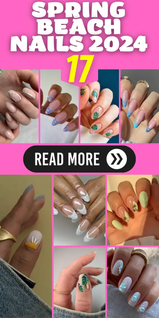 Beach-Inspired Spring Nail Designs for 2024