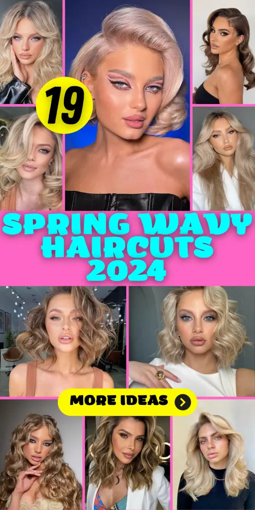 Embracing the Waves: Spring Wavy Haircuts 2024