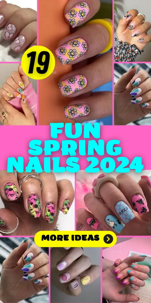 Get Ready for Fun Spring Nails 2024 - Explore the Latest Nail Trends