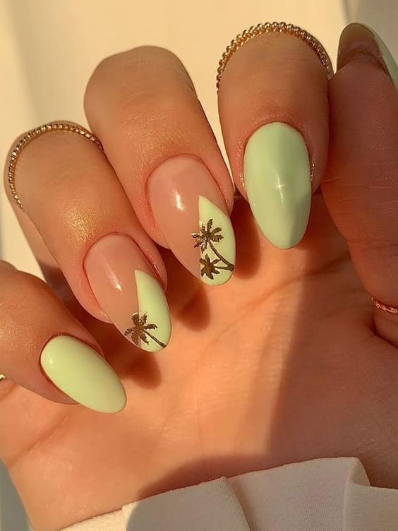 Beach-Inspired Spring Nail Designs for 2024