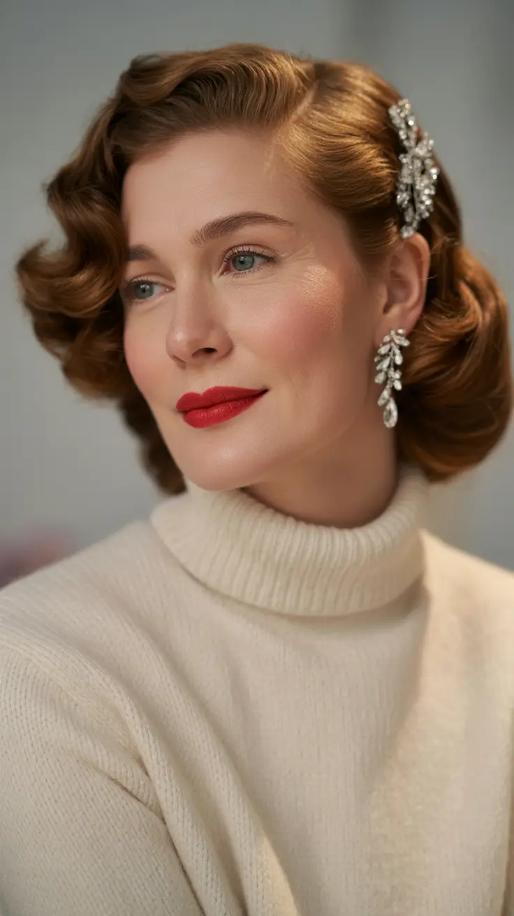 Fall-hairstyles-for-women-over-50-Vintage-Waves-with-Modern-Glam