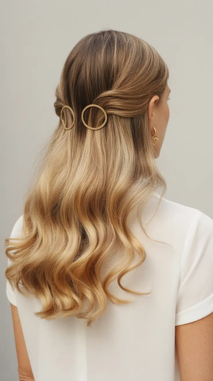 Fall-hairstyles-for-women-over-50-Golden-Hour-Waves-with-Minimalist-Detail