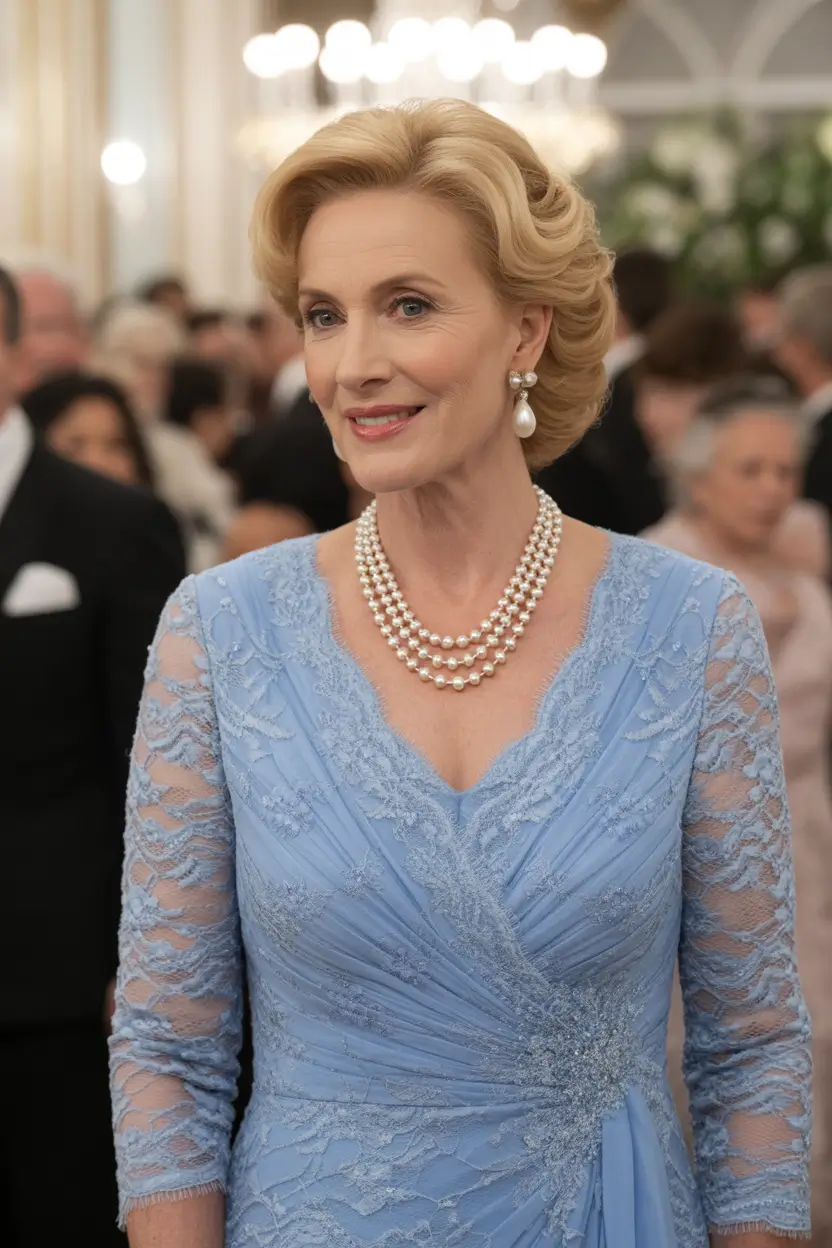 Fall hairstyles for women over 50+Retro-Inspired Curled Bob with Volume