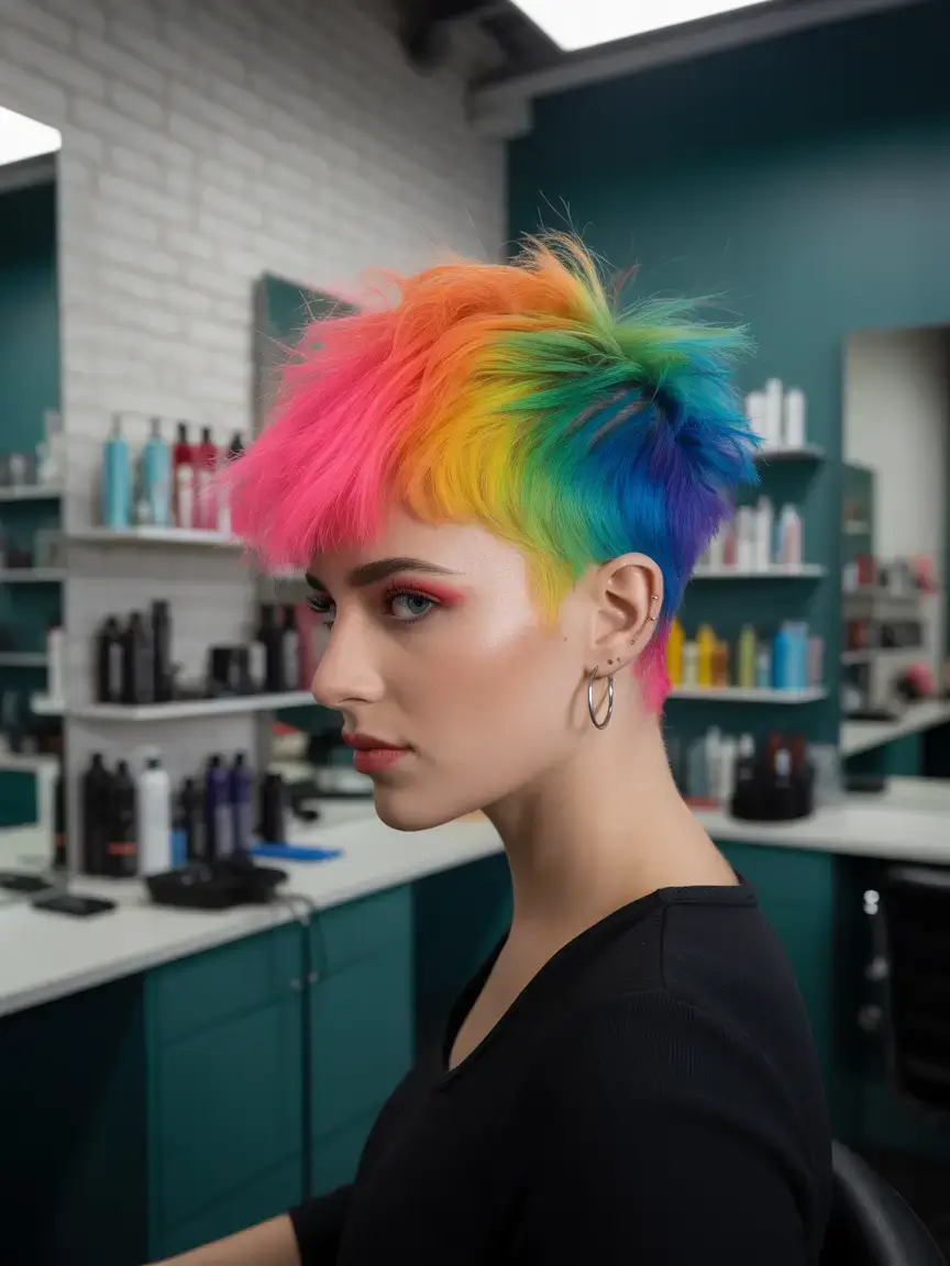 September hair color+Neon Rainbow Pixie for Ultimate Expression
