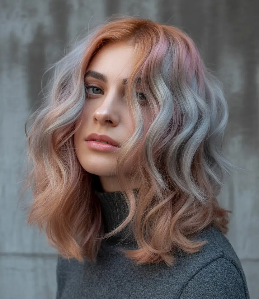 copper blonde Dusty Copper Prism Waves