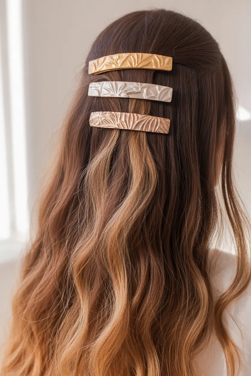 Fall hairstyles for round faces Layered Clips on Honey Waves