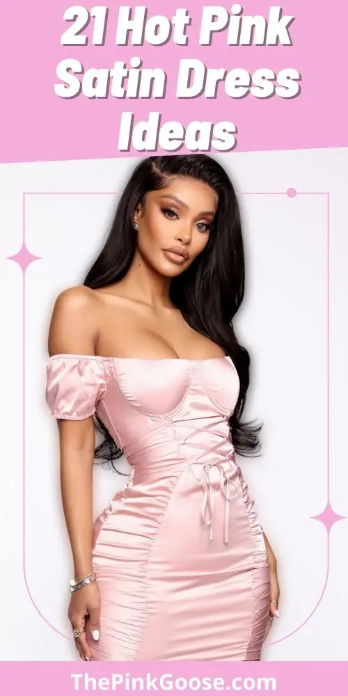 21 Hot Pink Satin Dresses - To Try In 2022