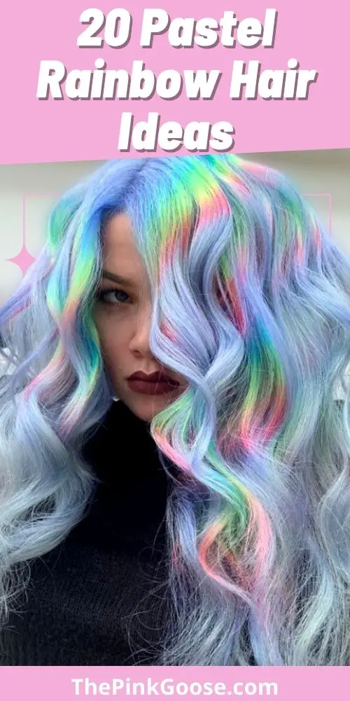 20 Modern Pastel Rainbow Hair
