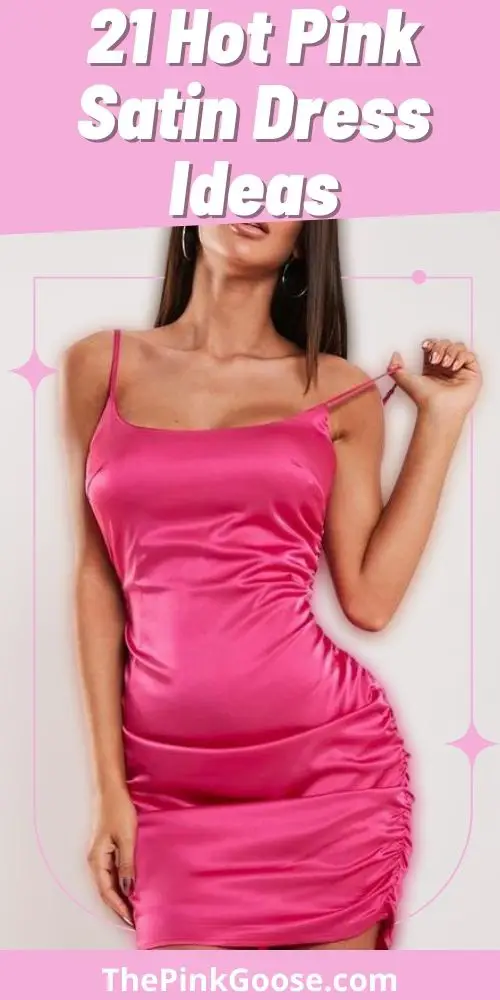 21 Ideas Hot Pink Satin Dress