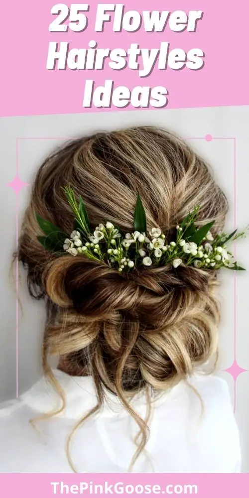 25 Amazing Flower Hairstyles for You