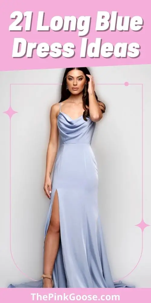 Be On Trend: 21 Long Blue Dress