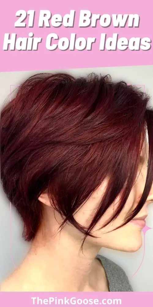 Be On Trend: 21 Red Brown Hair Color