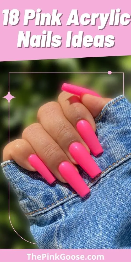 18 Gorgeous Pink Acrylic Nail Ideas for a Chic Look
