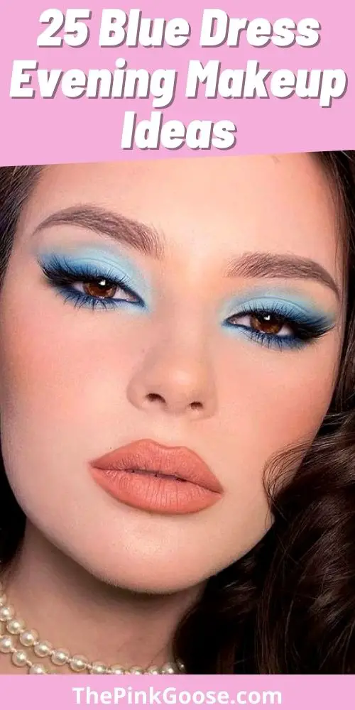 Beautiful 25 Blue Dress Makeup Ideas