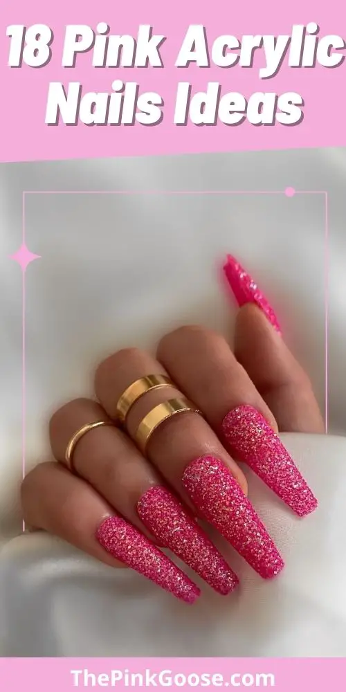 18 Pink Acrylic Nails You Need to Try Now