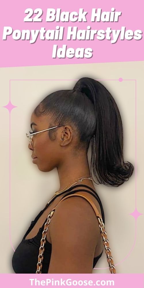 20 Ideas Black Hair Ponytail Hairstyles