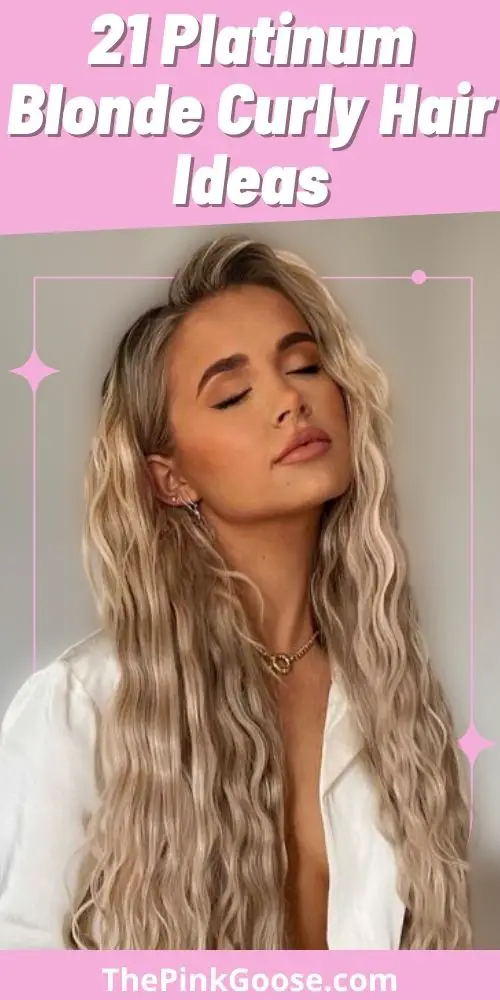 21 Amazing Platinum Blonde Curly Hair For You