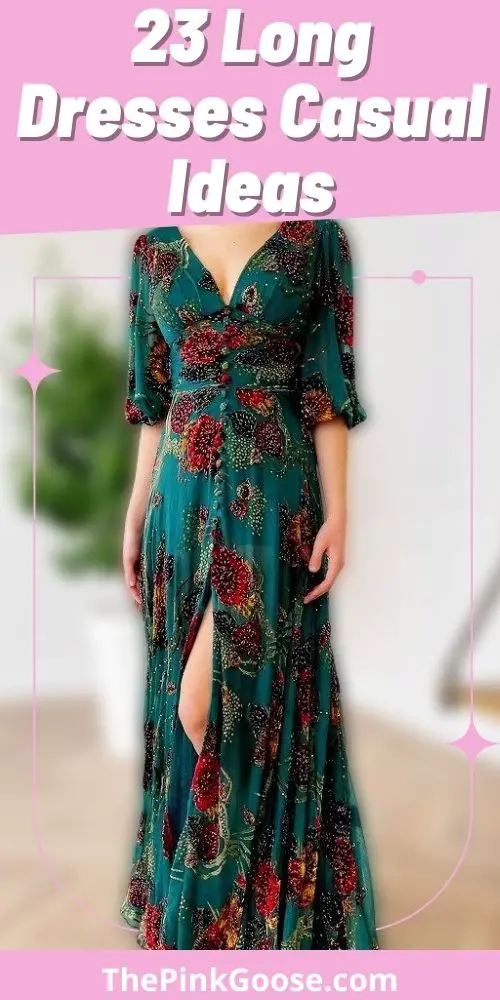23 Chic Long Dresses Casual For You