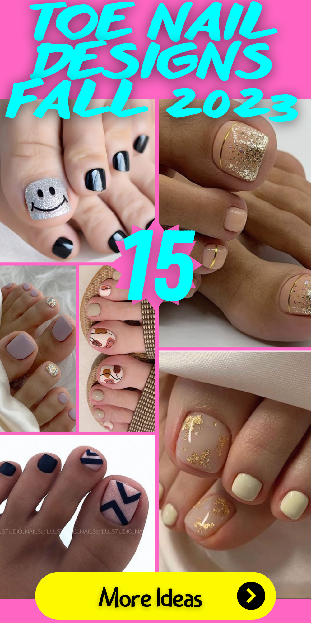 15 Stylish Toe Nail Designs for Fall 2023 - thepinkgoose.com