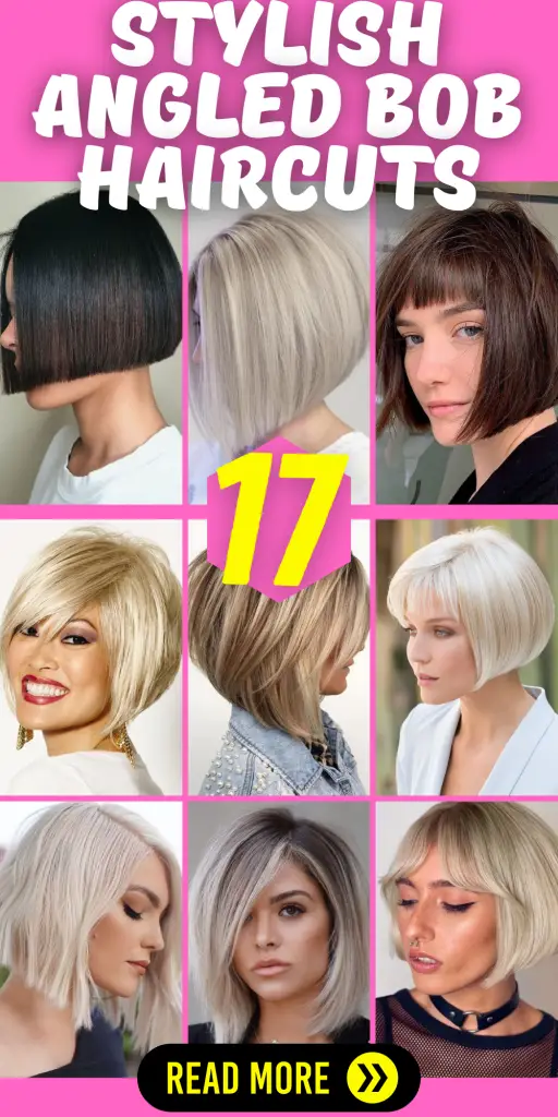17 Stylish Angled Bob Haircuts: Perfect for a Trendy Transformation
