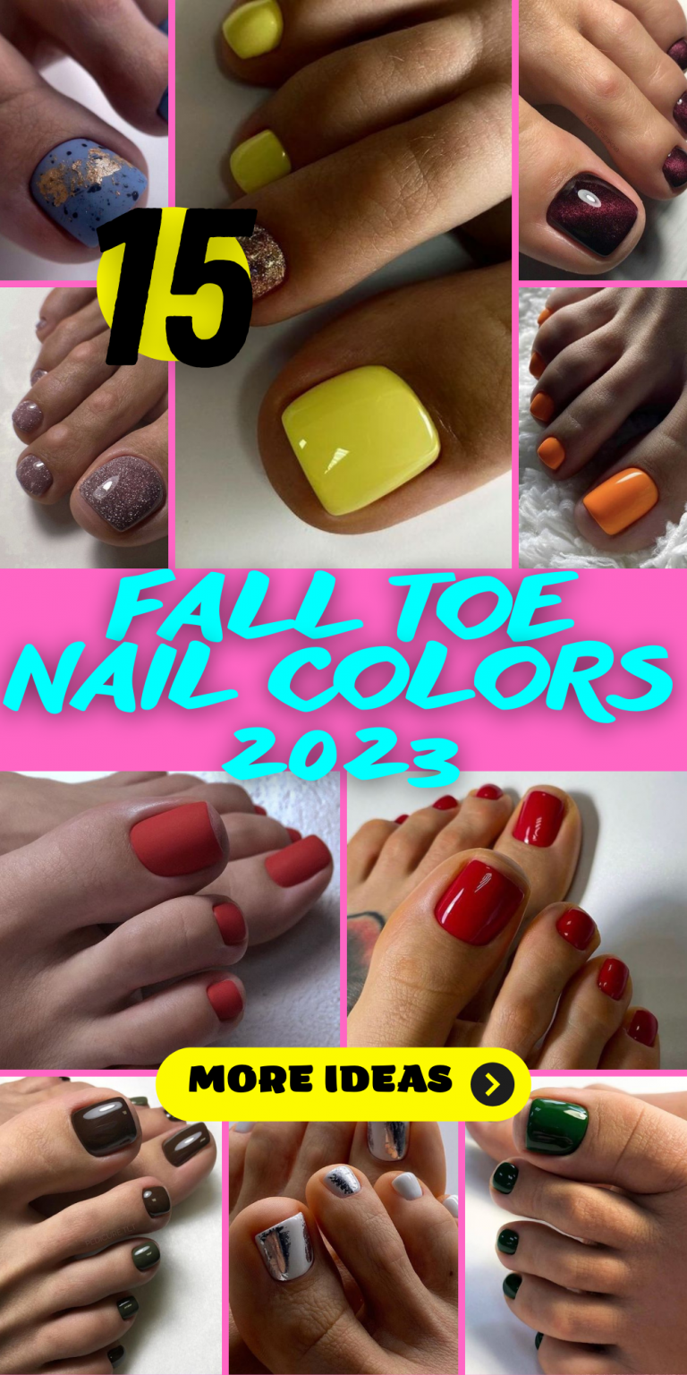 15 Trendy Fall Toe Nail Colors for 2023 - thepinkgoose.com