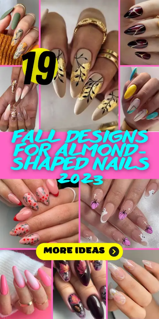19 Chic Fall Nail Designs for Almond-Shaped Nails in 2023 ...