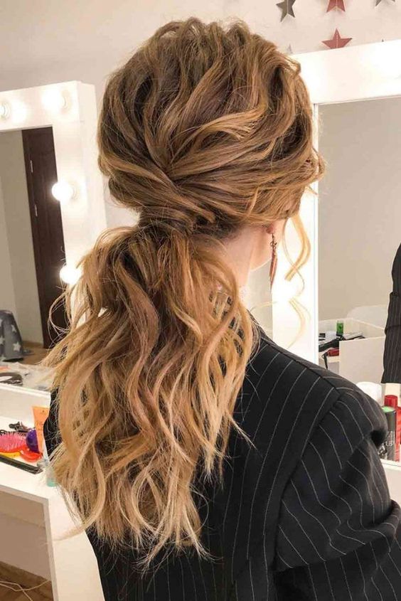 17 Gorgeous Ponytail Waves Hairstyle Ideas for Effortless Elegance