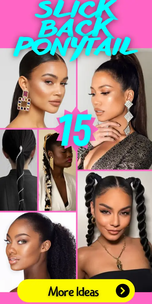 15 Slick Back Ponytail Ideas for a Sleek and Stylish Look