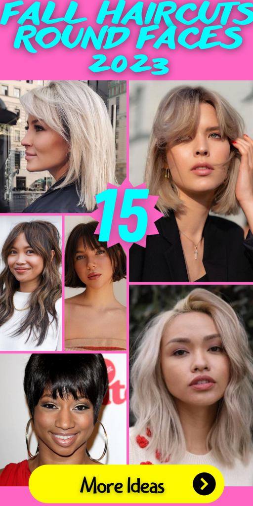 15 Stylish Fall Haircuts for Round Faces in 2023 - thepinkgoose.com