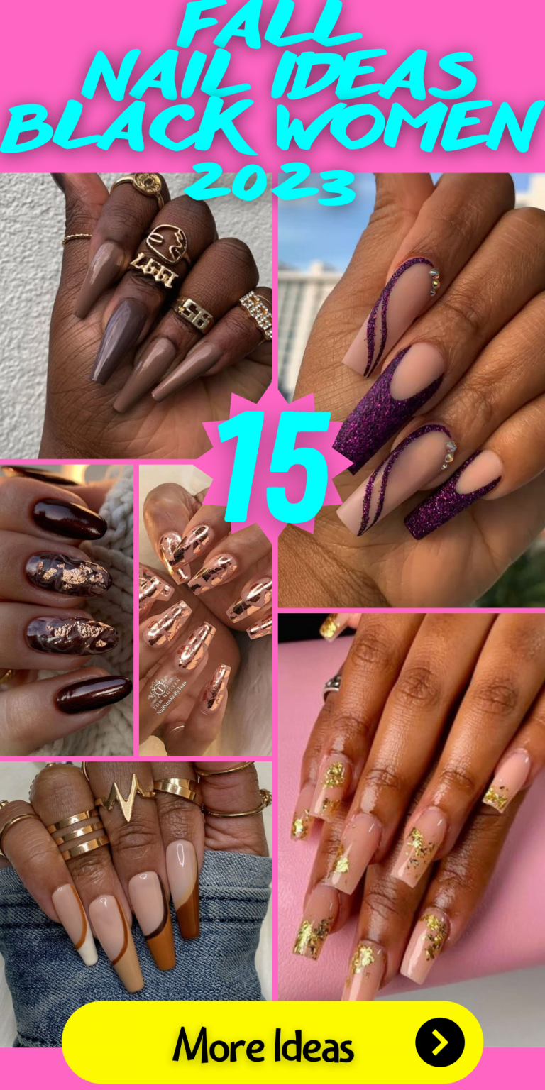 15 Short Fall Nail Ideas for Black Women in 2023