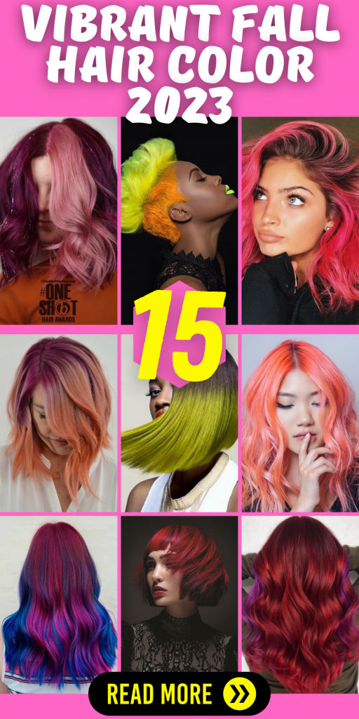 15 Vibrant Fall Hair Color Ideas for 2023 - thepinkgoose.com