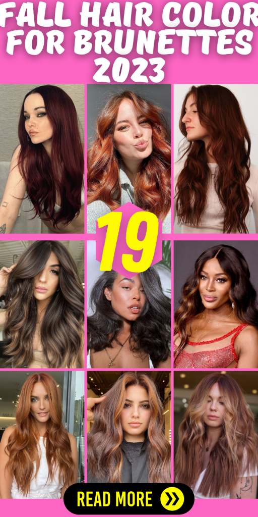 19 Gorgeous Fall Hair Color Ideas for Brunettes in 2023: Embrace the Season with Style