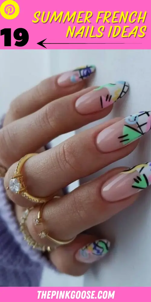 Summer French Nails 2023: 19 Ideas