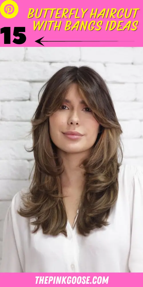 Butterfly Haircut with Bangs: 15 Trendy Ideas for a Playful and Chic Look